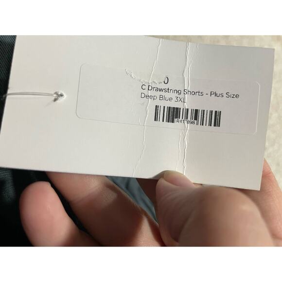 NWT Doublju Women's Size 3XL Drawstring Side Pockets Casual Shorts Deep Blue - Picture 6 of 9